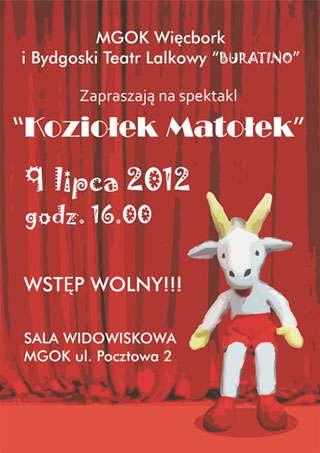 Koziołek Matołek - Buratino Puppet Theater, Bydgoszcz.