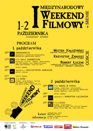 The 1st International Film Weekend in Śrem
